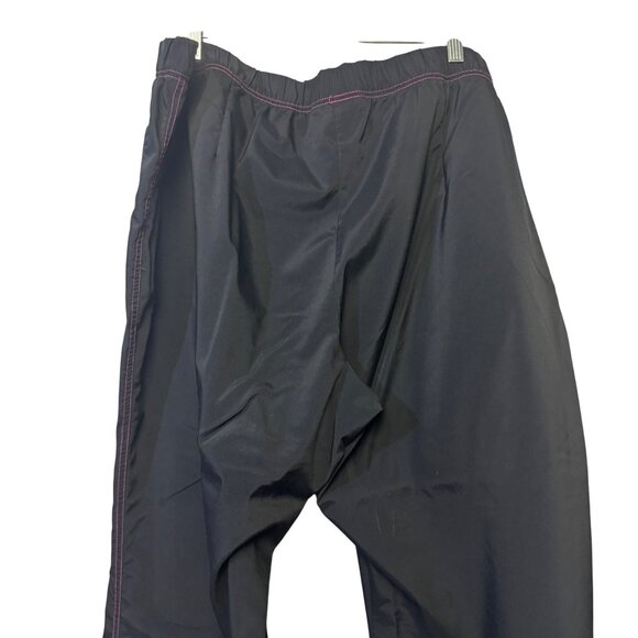 Venezia Sport 22/24 Women Black Full Zip Jacket Pants Set Pink Stitching - Picture 8 of 9